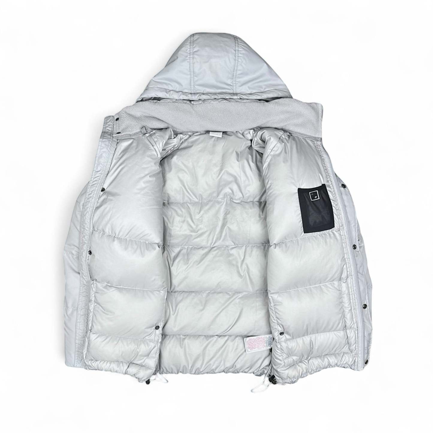 Vintage Y2K Down Pufferjacke Grau-Maverick