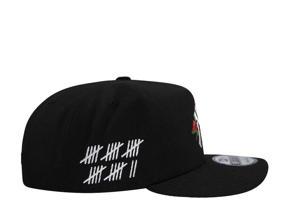 NEW ERA NEW YORK YANKEES ROSES BLACK EDITION 9FIFTY A FRAME SNAPBACK HAT-Maverick