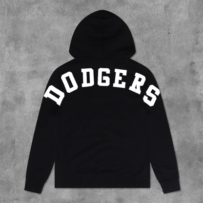 Sports Team Print Long Sleeve Hoodies-Maverick