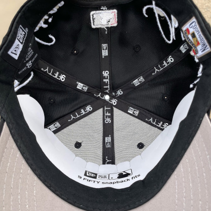 NEW ERA CHICAGO WHITE SOX BLACK HISTORIC WORLD SERIES CHAMPIONS EMBROIDERED CASUAL BASEBALL CAP-Maverick