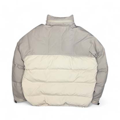 Vintage Y2K Puffer Daunenjacke Beige-Maverick