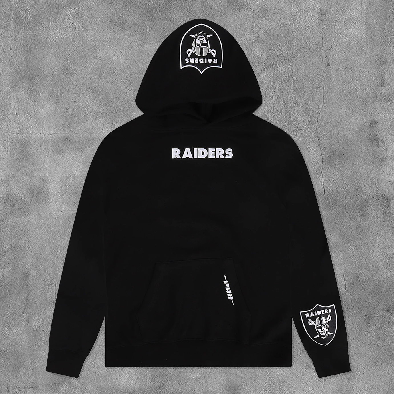 Raiders Print Long Sleeve Hoodies-Maverick