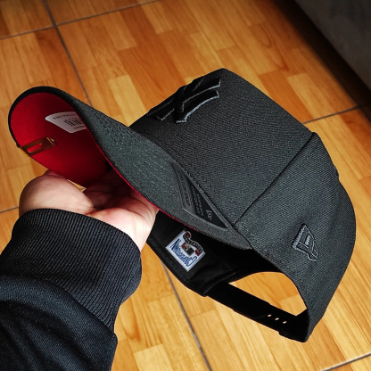 NEW ERA NEW YORK YANKEES WORLD SERIES 1999 BLACK RED EMBROIDERED CASUAL BASEBALL CAP-Maverick