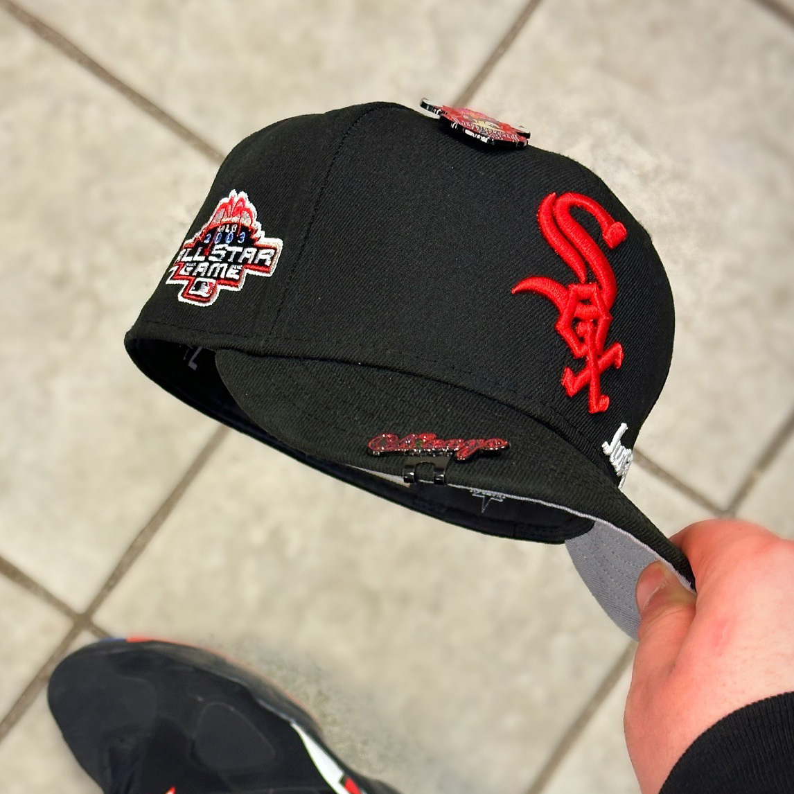 NEW ERA CHICAGO WHITE SOX JUST DON EMBROIDERED CASUAL BASEBALL CAP-Maverick