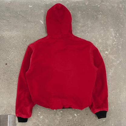 Fashion Letters Printed Long Sleeve Zipper Design Jacket-Maverick