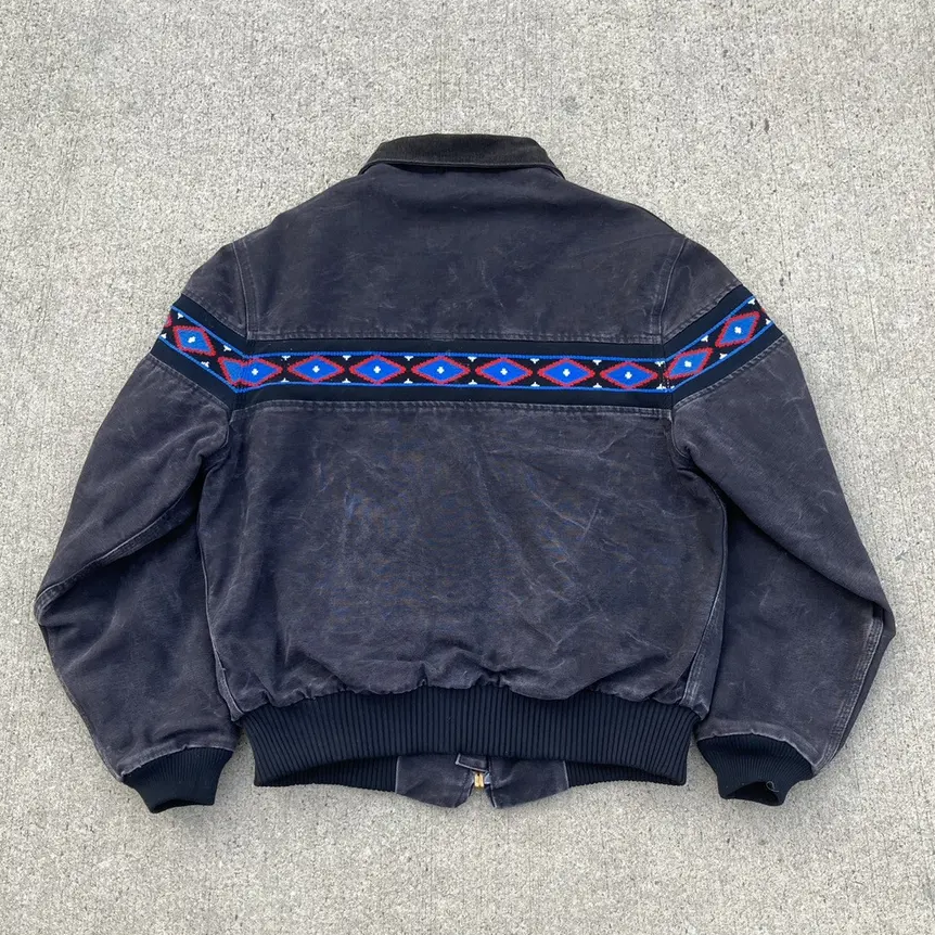 Vintage Tribal Lined Zip-Up Jacket-Maverick