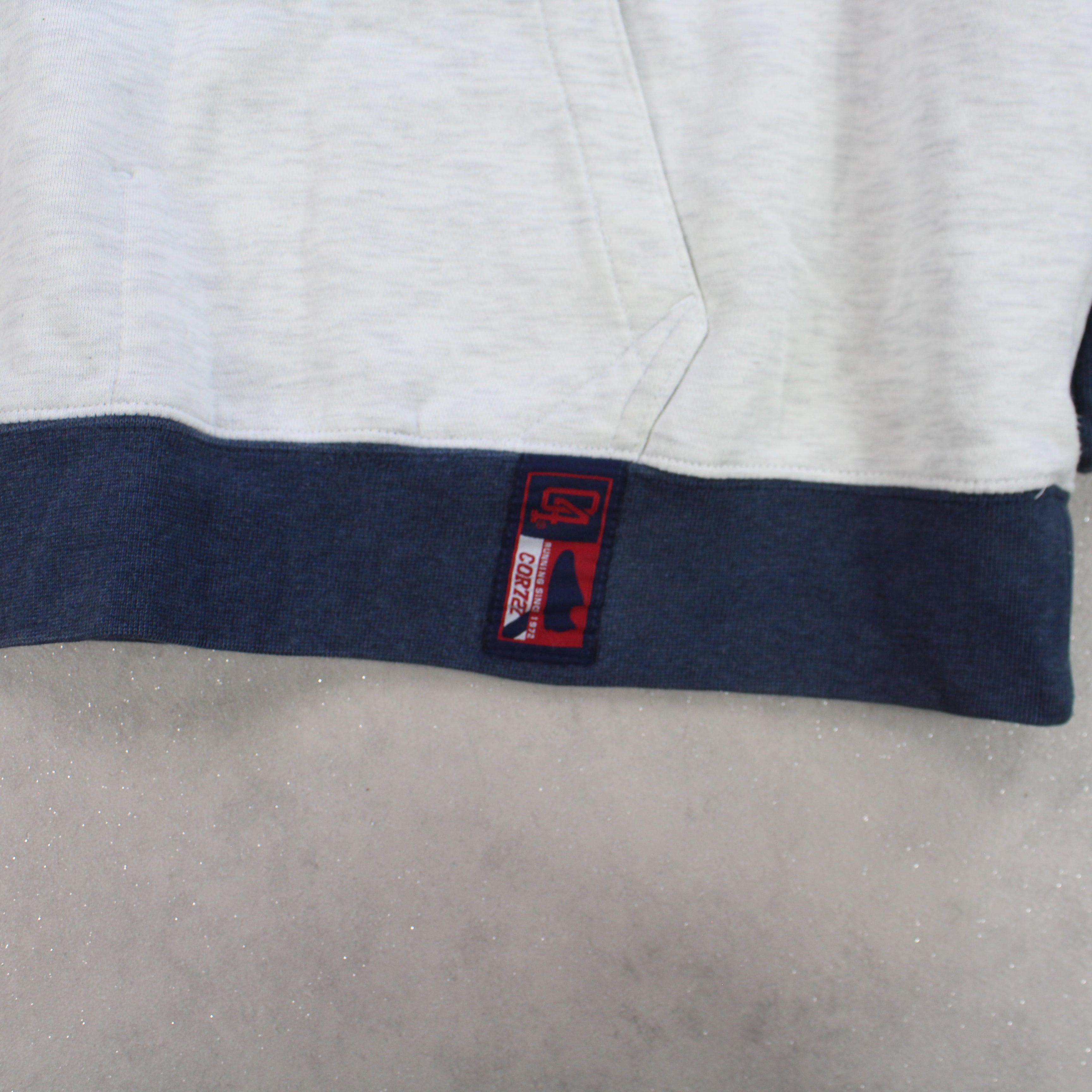 RARE 2000s  Cortez Hoodie Grey-Maverick