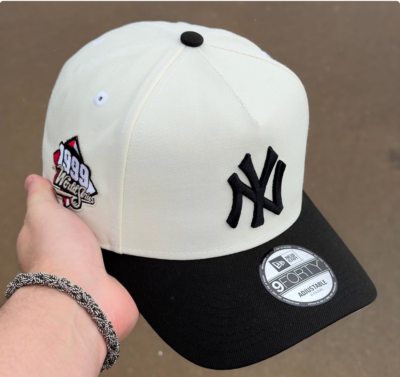 NEW ERA NEW YORK YANKEES SUBWAY SERIES 1999 CHROME TWO TONE EDITION 9FORTY A FRAME SNAPBACK CAP-Maverick