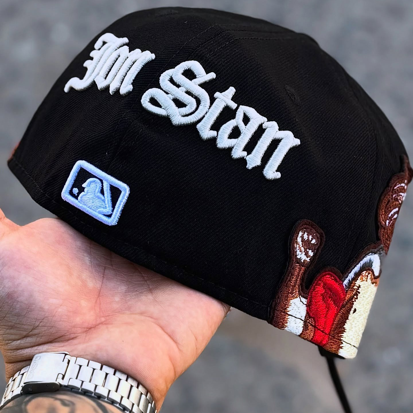 NEW ERA JON STAN FITTED WHITE SOX EMBROIDERED CASUAL BASEBALL CAP-Maverick