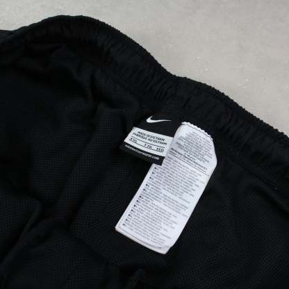 RARE 00s Baggy Trackpants Black-Maverick
