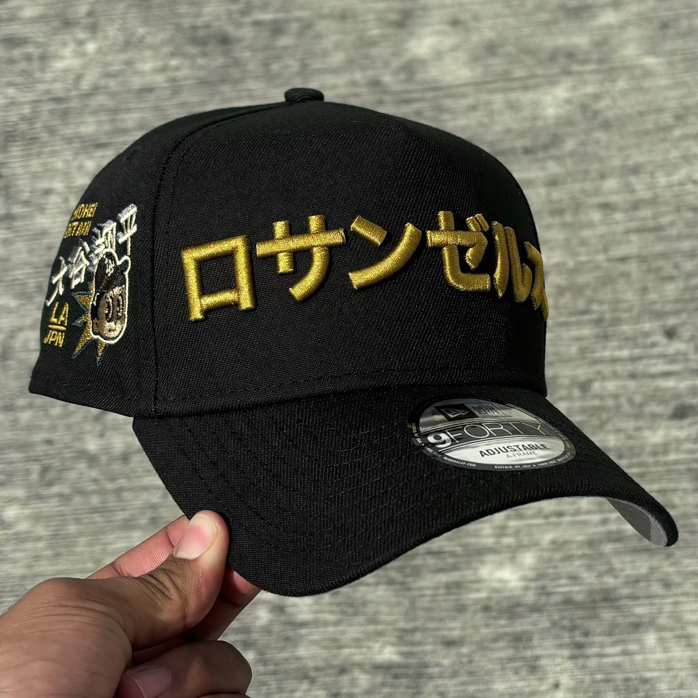 NEW ERA LA DODGERS SHOHEI OHTANI GOLD ORO EMBROIDERED CASUAL BASEBALL CAP-Maverick