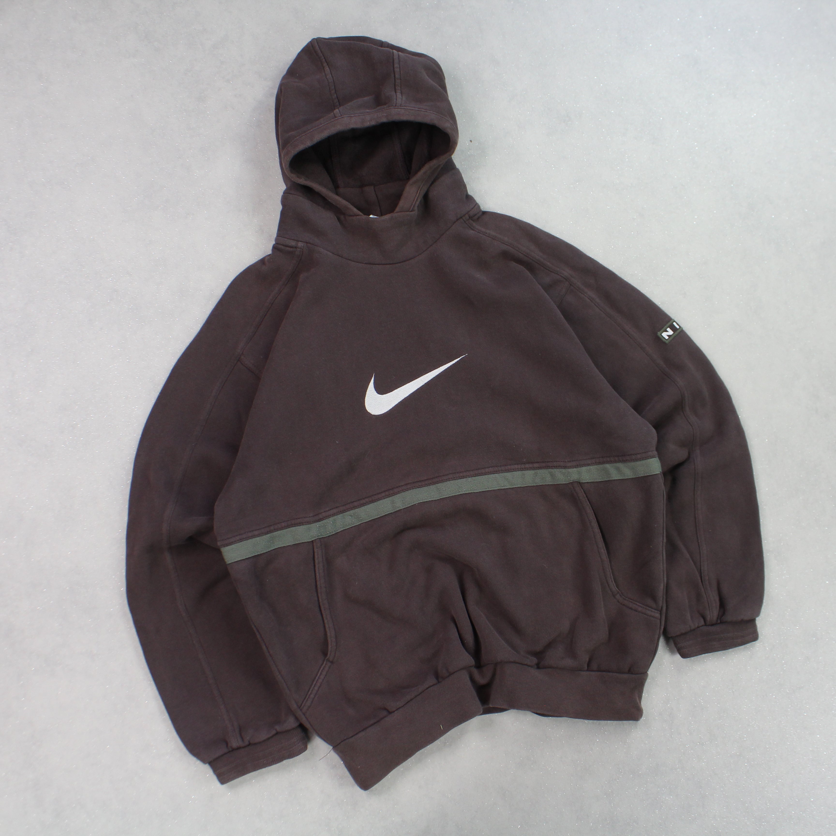 VERY RARE 1990s  Hoodie Brown-Maverick