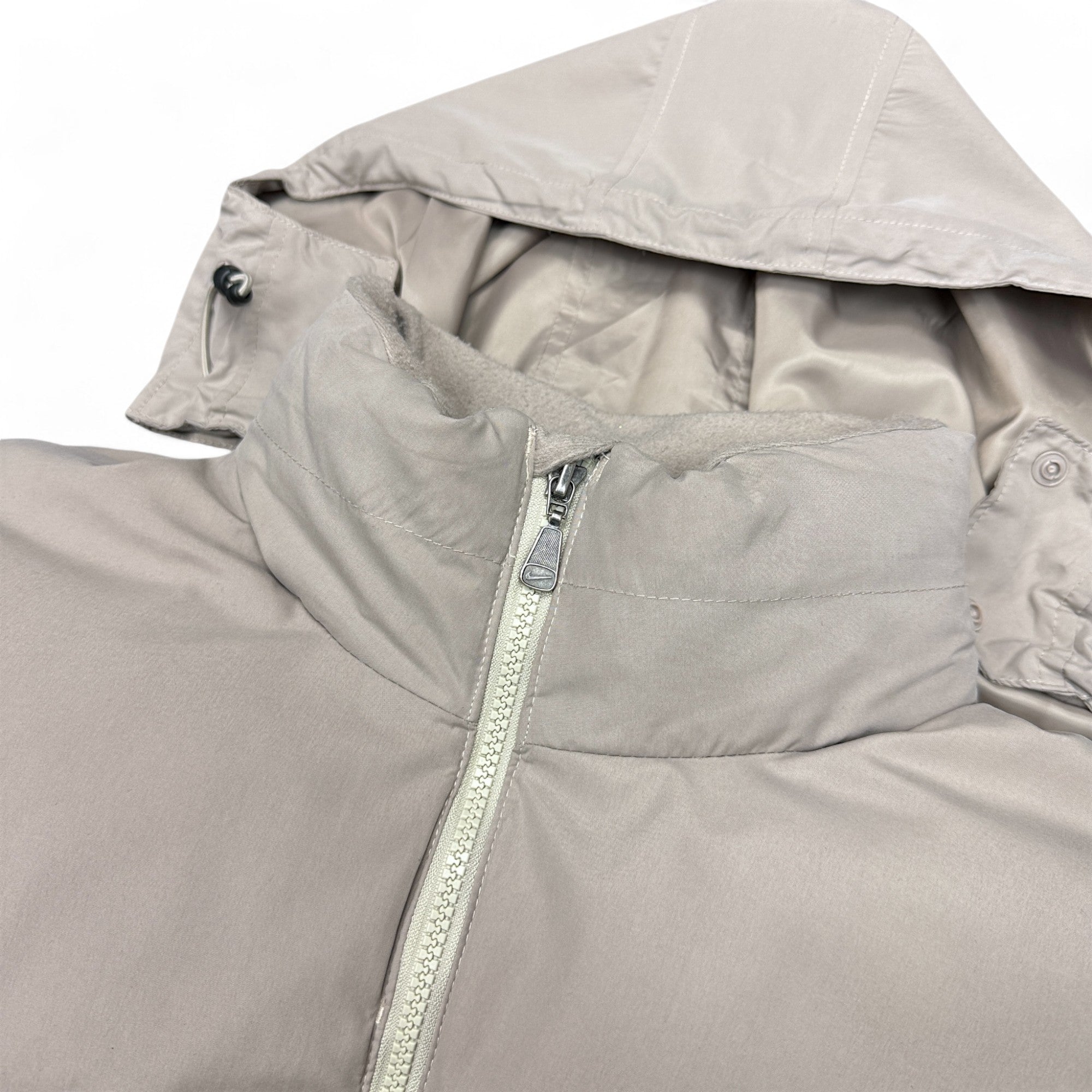 Vintage Y2K Puffer Daunenjacke Beige-Maverick