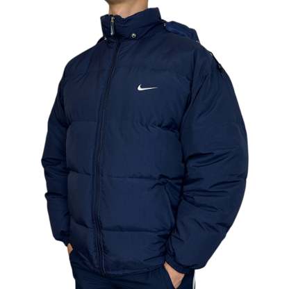 Vintage 90s Spellout Down Pufferjacke-Maverick