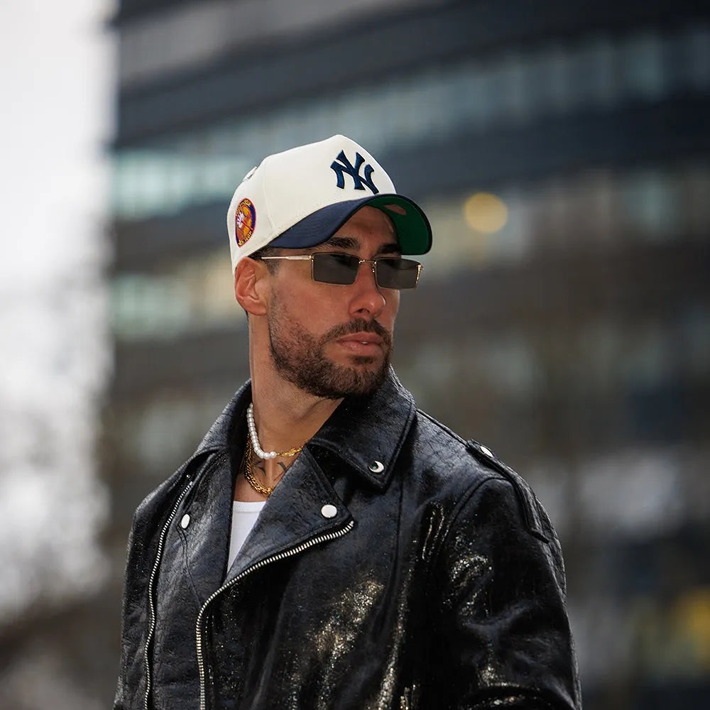 NEW ERA NEW YORK YANKEES 50TH ANNIVERSARY CHROME TWO TONE EDITION 9FORTY A FRAME SNAPBACK HAT CAP MLB-Maverick