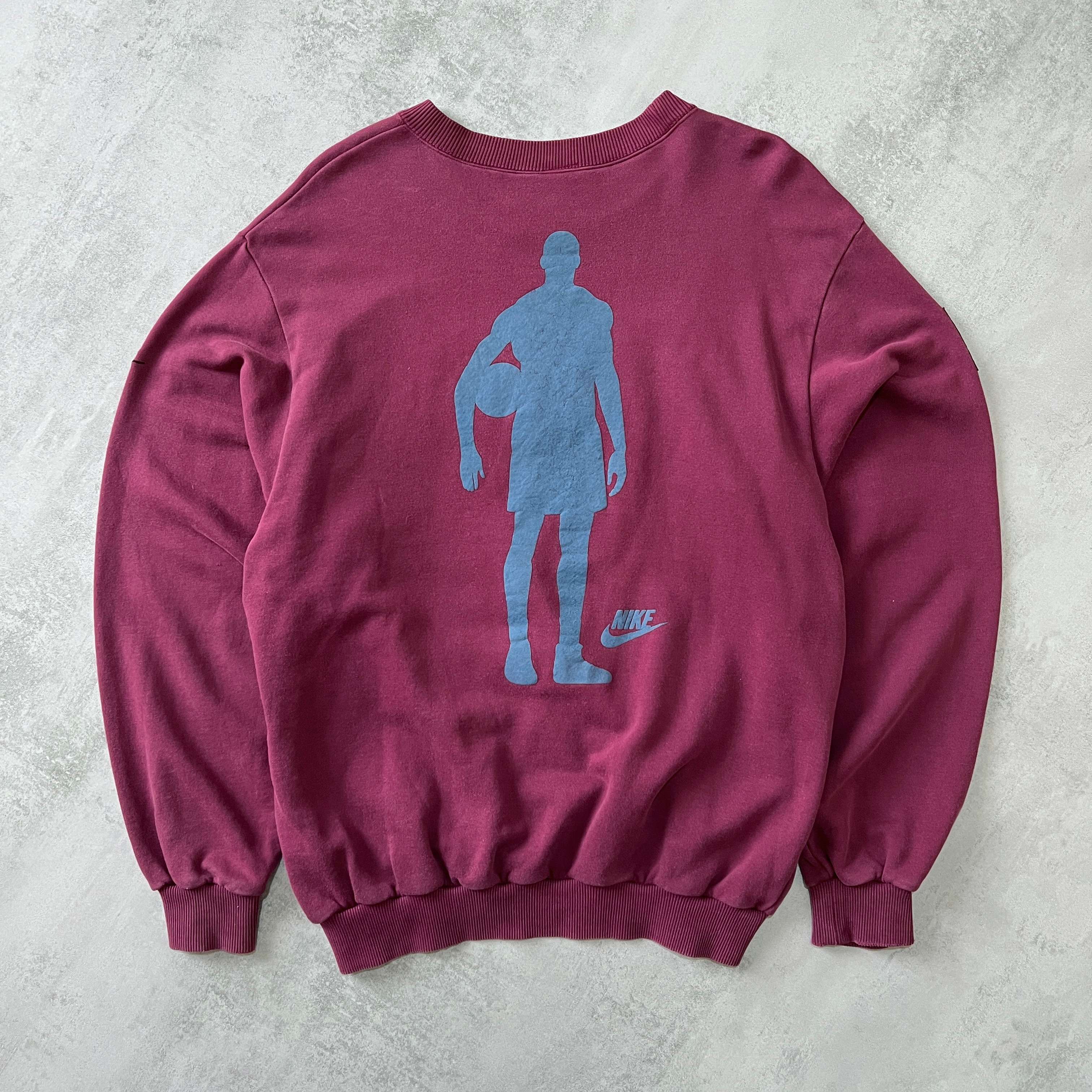 RARE 1980s Air Jordan embroidered crewneck sweatshirt-Maverick