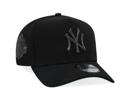 NEW ERA NEW YORK YANKEES WORLD SERIES 1999 LIQUID TITANIUM EDITION 9FORTY A FRAME SNAPBACK CAP-Maverick