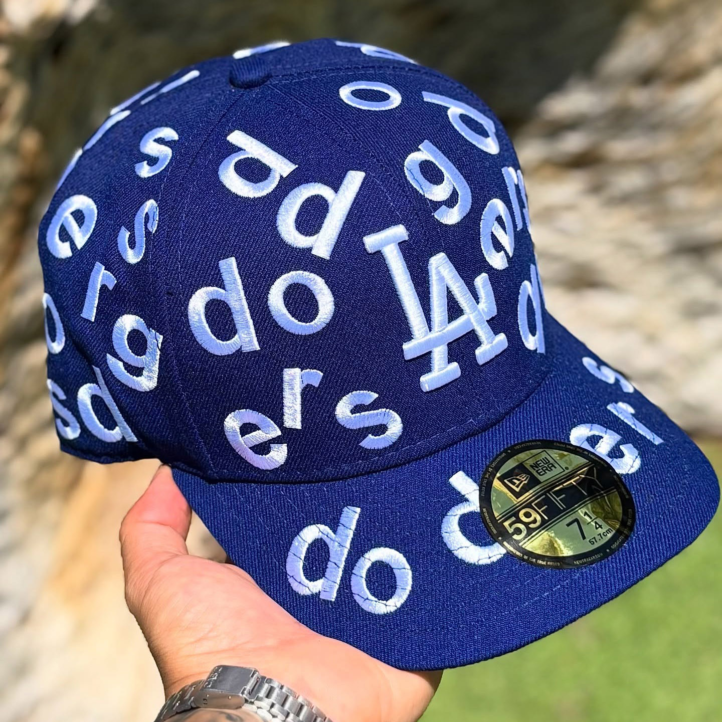 NEW ERA LOS ANGELES DODGERS TEAM CONFETTI EMBROIDERED CASUAL BASEBALL CAP-Maverick