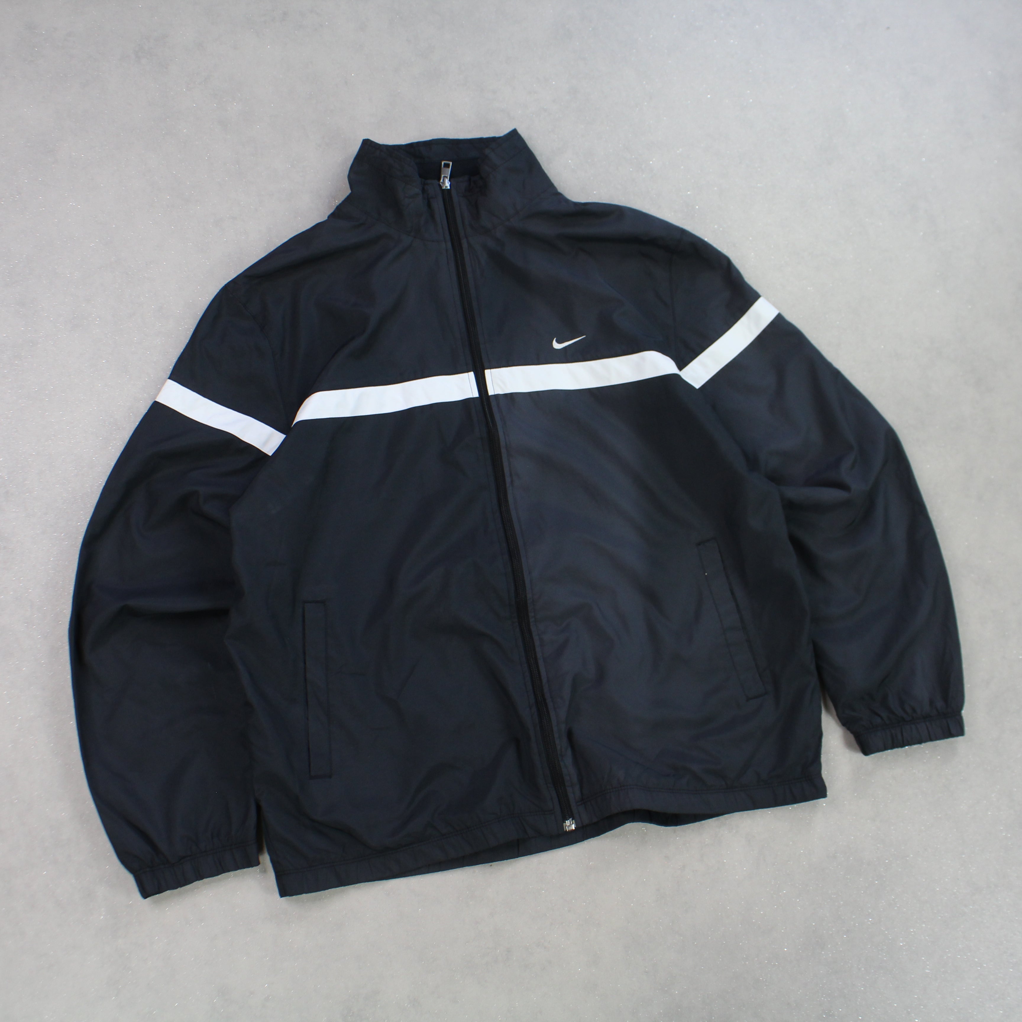 RARE 2000s Track Jacket Black-Maverick