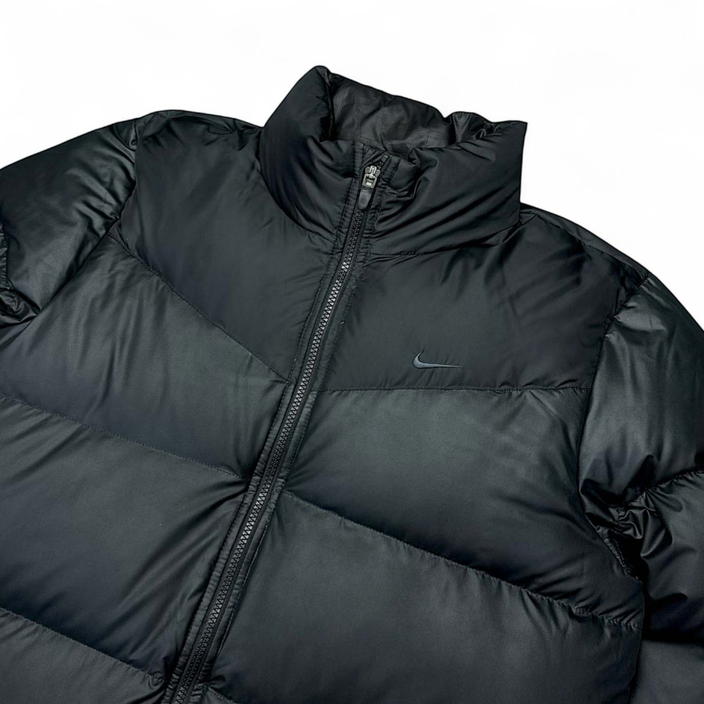 Vintage Puffer Daunenjacke Schwarz-Maverick