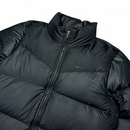 Vintage Puffer Daunenjacke Schwarz-Maverick