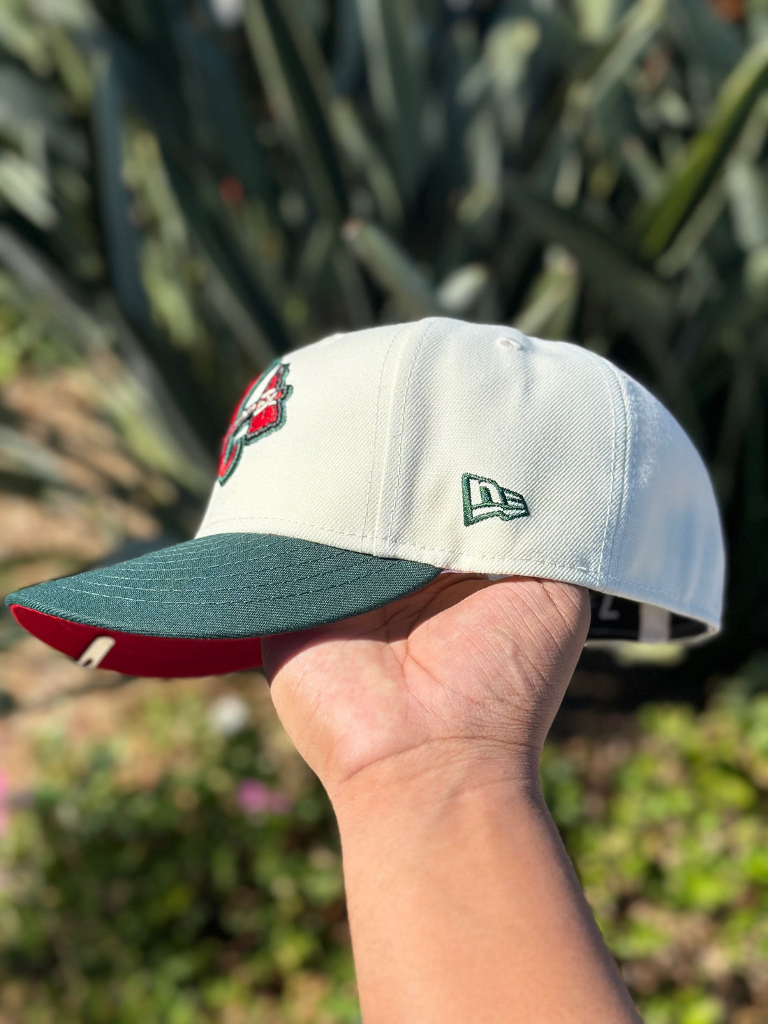 NEW ERA EXCLUSIVE 9FIFTY CHROME WHITE/FORET GREEN ATLANTA BRAVES W/ 2000 ALL STAR GAME PATCH-Maverick