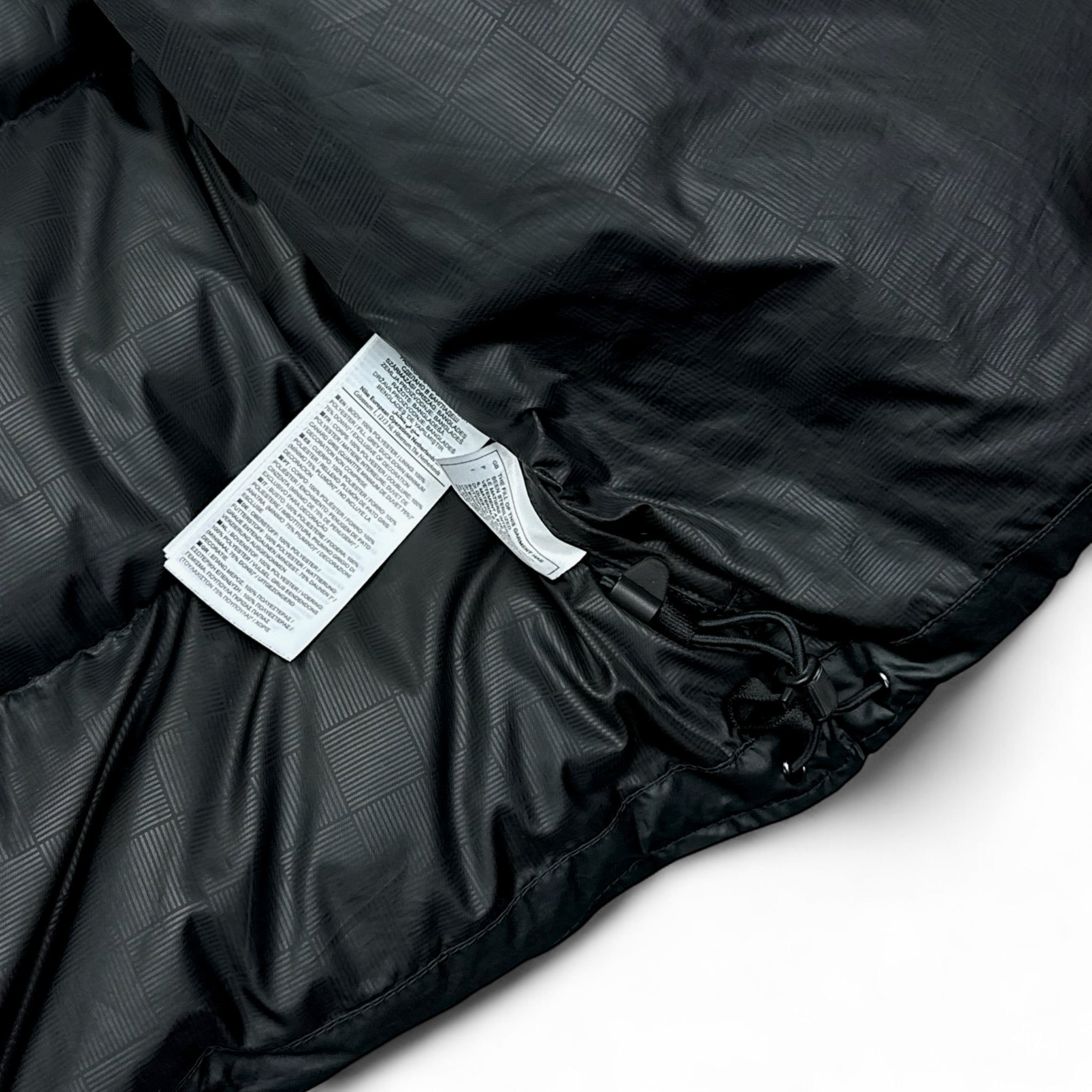 Vintage Puffer Daunenjacke Schwarz-Maverick