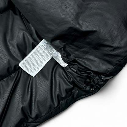 Vintage Puffer Daunenjacke Schwarz-Maverick