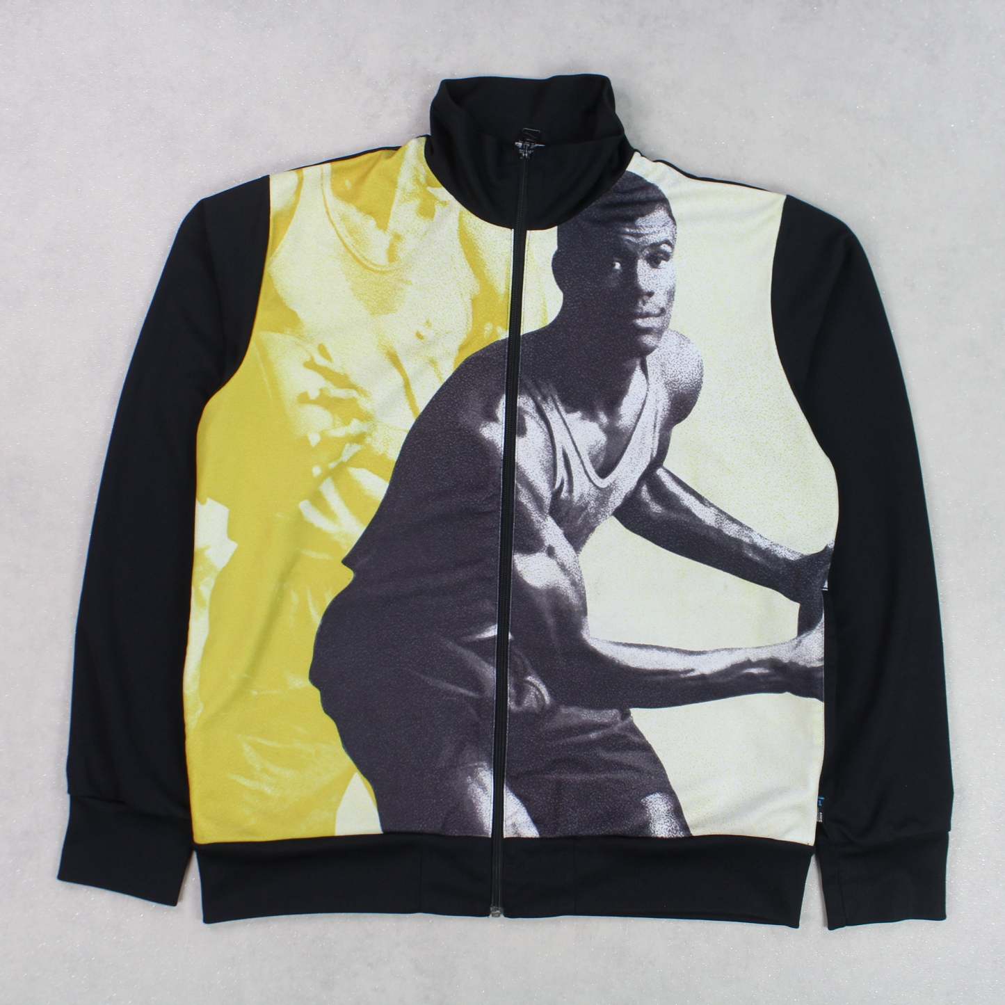 SUPER RARE 00s David Robinson Track Jacket Black-Maverick