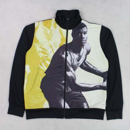 SUPER RARE 00s David Robinson Track Jacket Black-Maverick