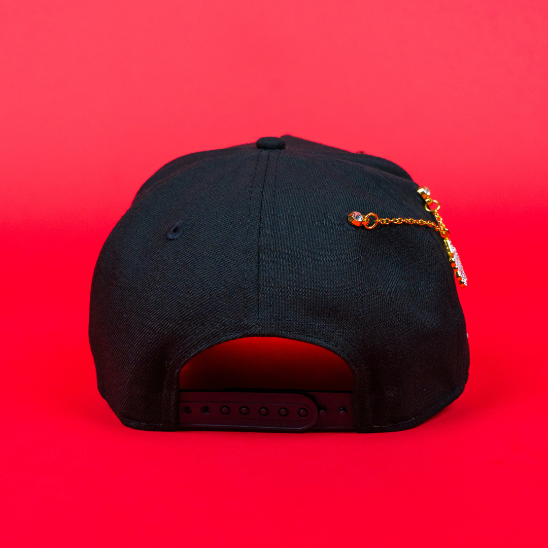 NEW ERA 9FIFTY A-FRAME BLACK NEW YORK YANKEES SNAPBACK W/ 1999 WORLD SERIES WORLD SERIES SIDE PATCH-Maverick