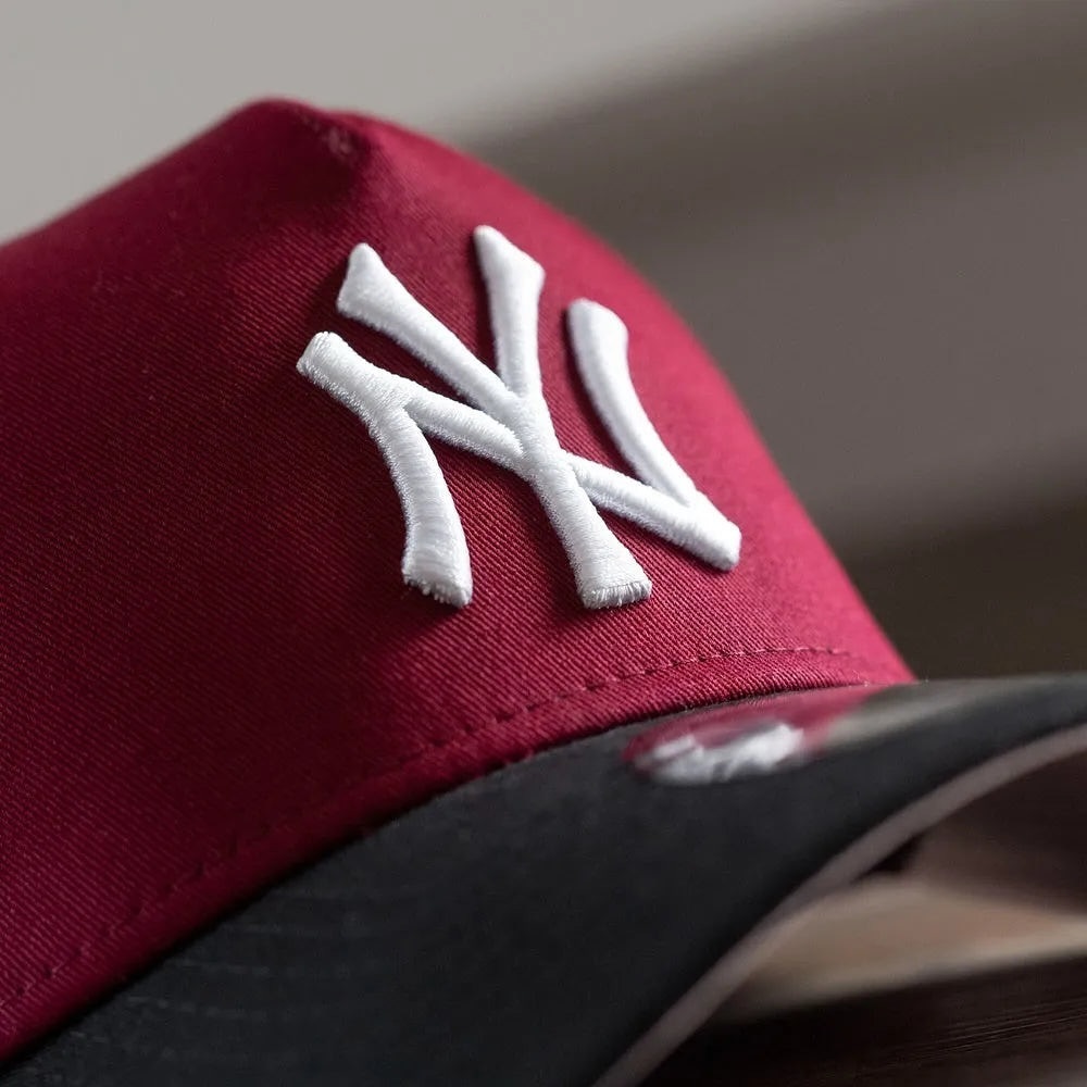 NEW ERA 9FORTY A-FRAME MLB NEW YORK YANKEES WORLD SERIES 1996 TWO TONE / PINK UV SNAPBACK CAP HAT MLB-Maverick