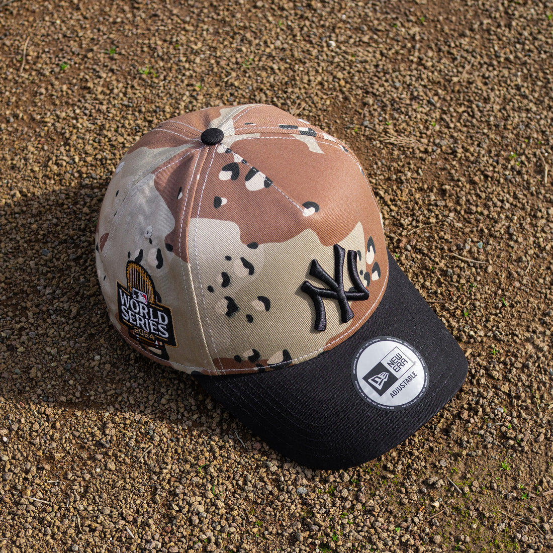 EXCLUSIVE 9FORTY A-FRAME NEW YORK YANKEES 2024 WORLD SERIES DESERT CAMO – NEW ERA CAP-Maverick