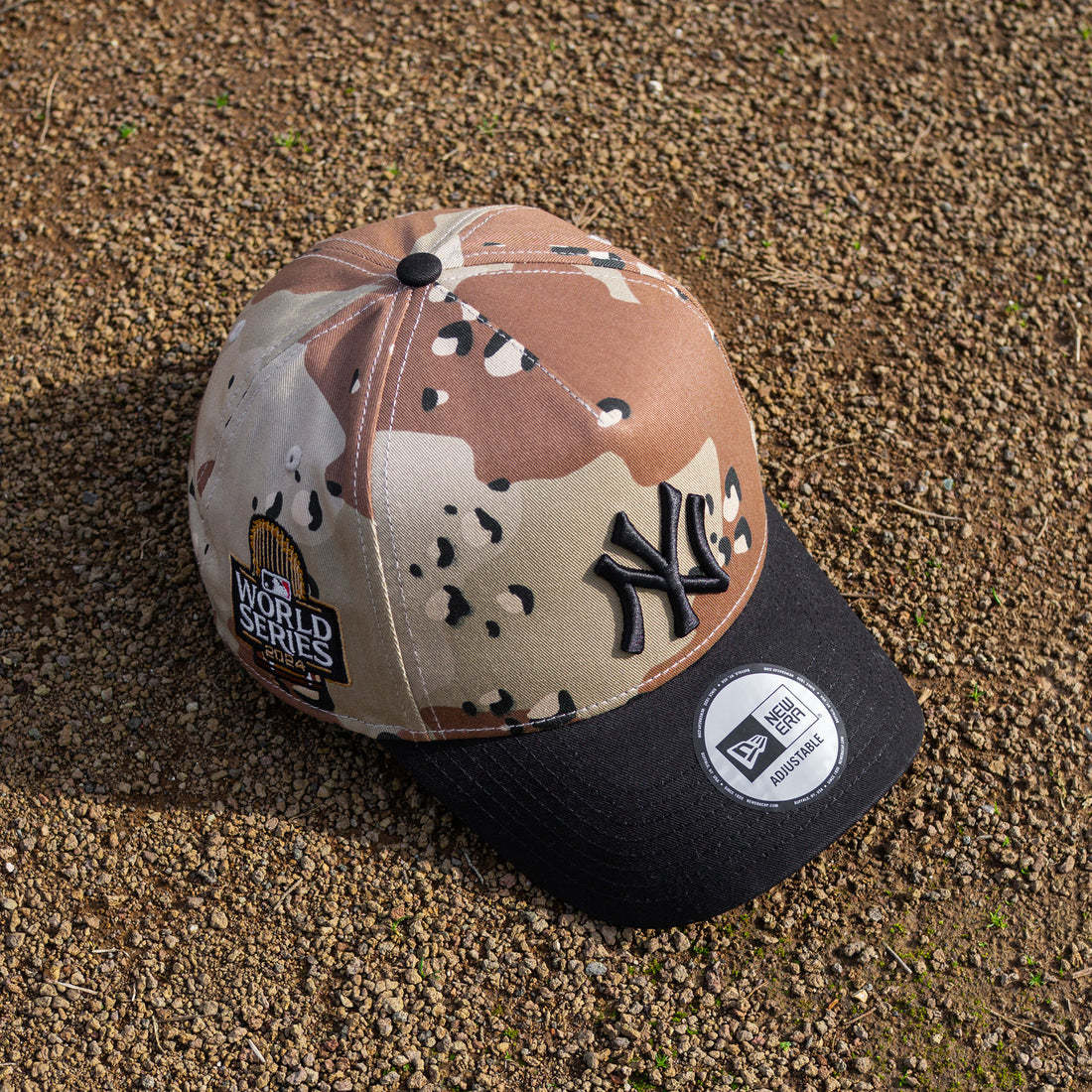 EXCLUSIVE 9FORTY A-FRAME NEW YORK YANKEES 2024 WORLD SERIES DESERT CAMO – NEW ERA CAP-Maverick