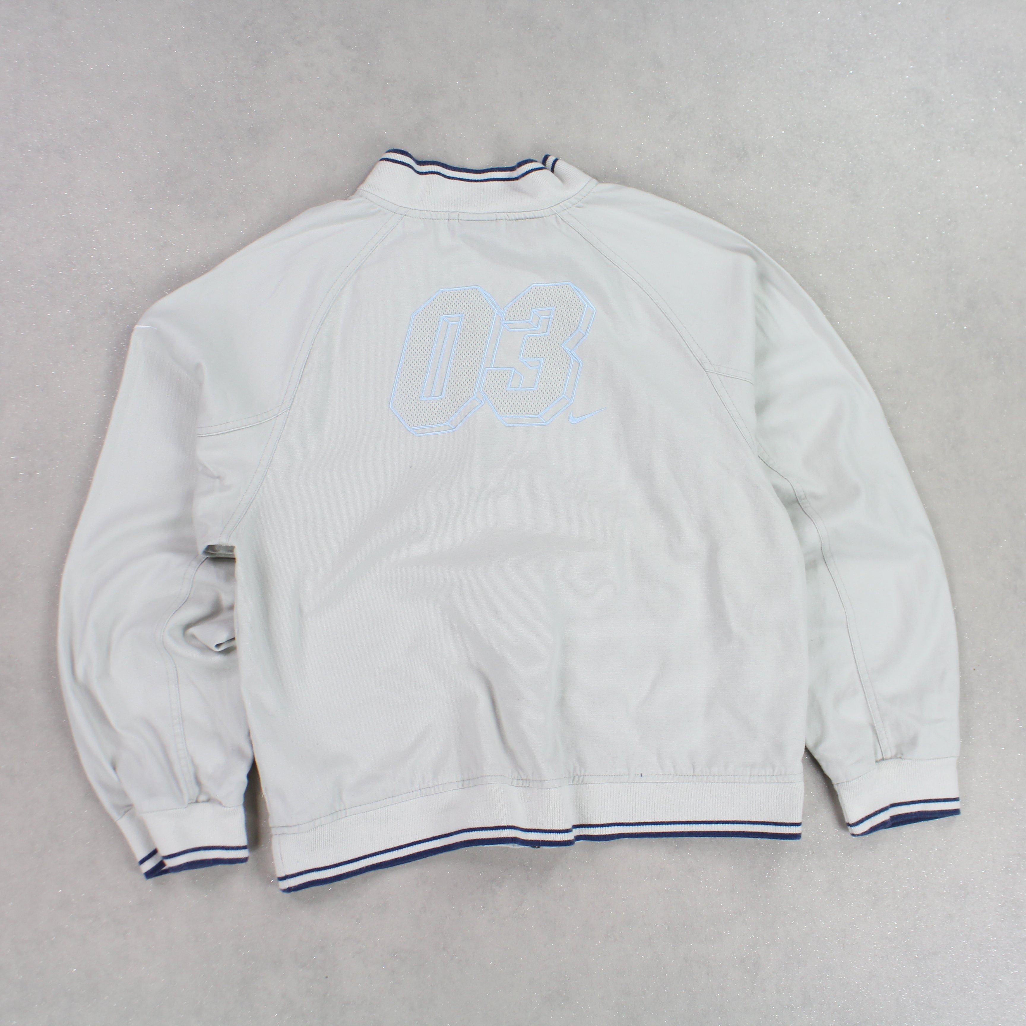 RARE 2000s Harrington Jacket Cream-Maverick
