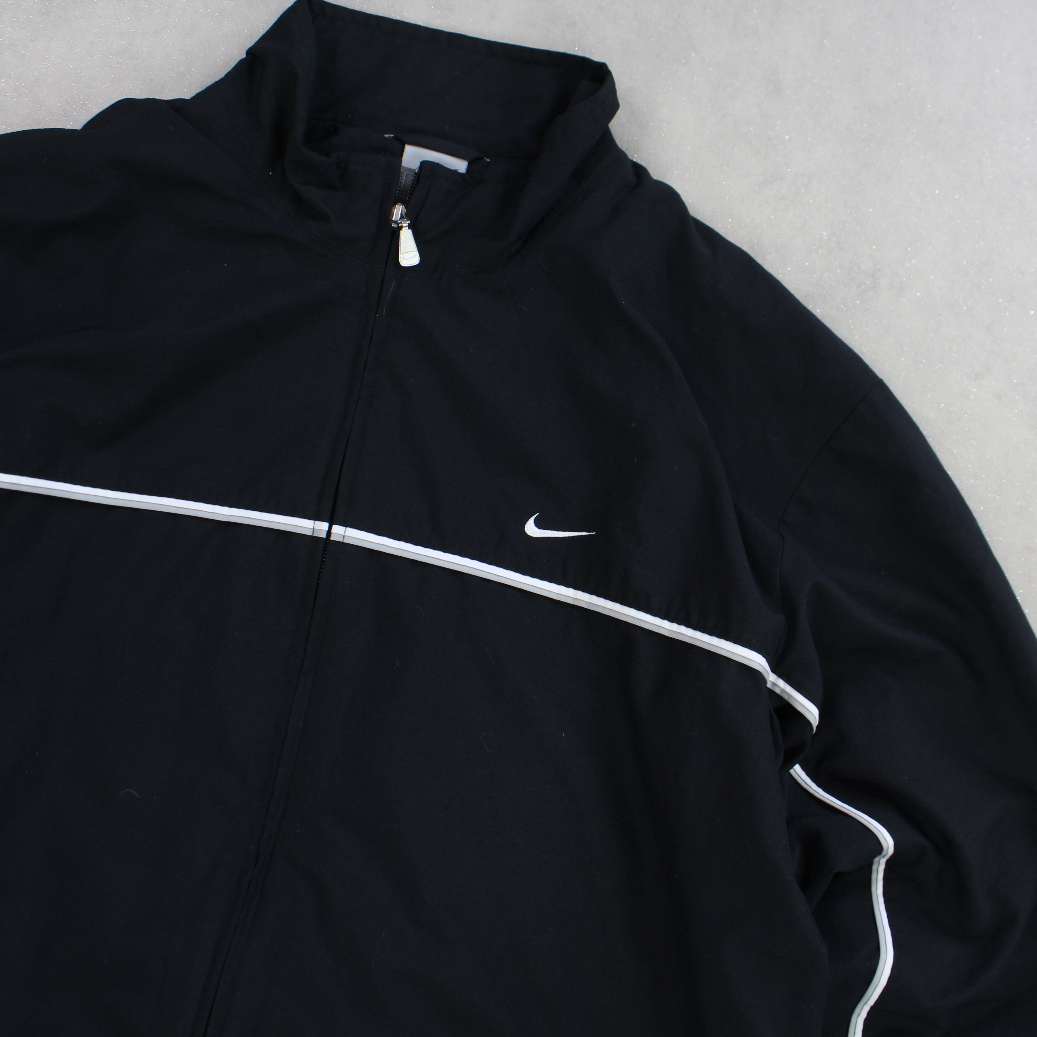 RARE 2000s Track Jacket Black-Maverick