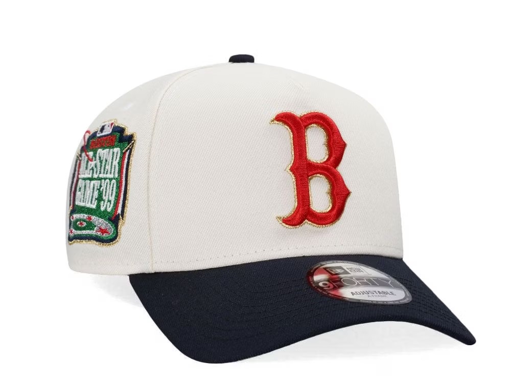 NEW ERA BOSTON RED SOX ALL STAR GAME 1999 CHROME THROWBACK TWO TONE EDITION 9FORTY A FRAME SNAPBACK CAP-Maverick