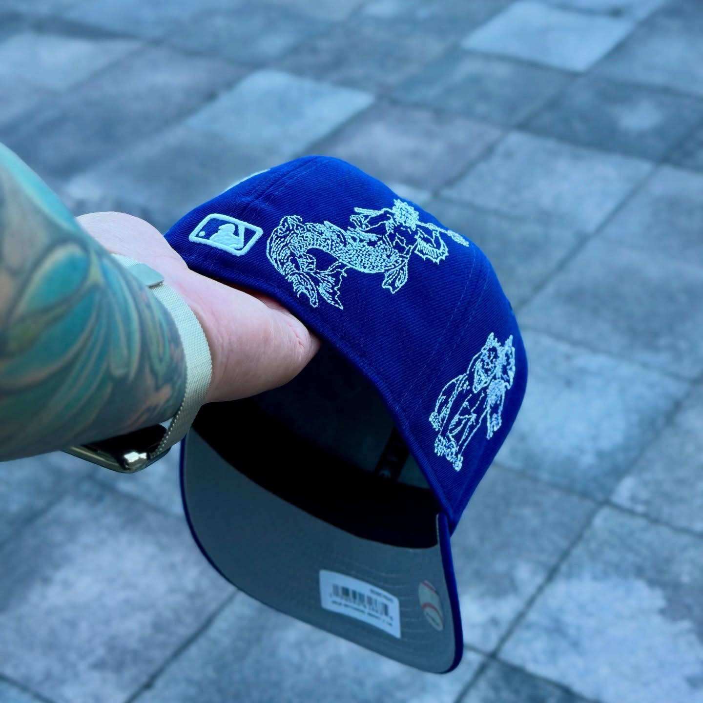 NEW ERA LOS ANGELES DODGERS EMBROIDERED CASUAL BASEBALL CAP-Maverick