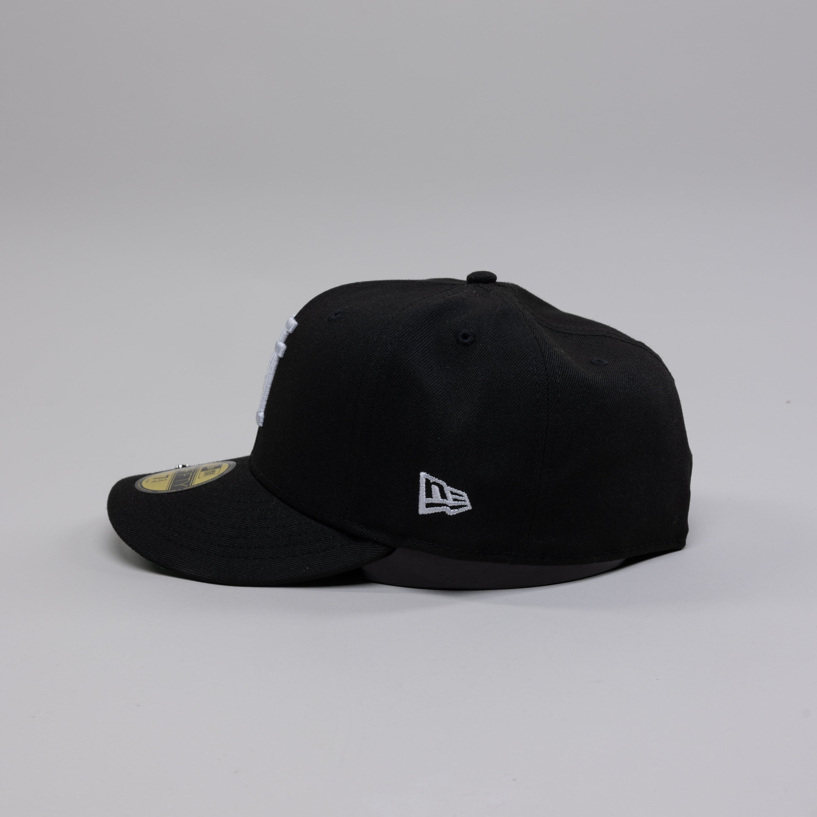 NEW ERA EXCLUSIVE 59FIFTY BLACK UPSIDE DOWN LOS ANGELES DODGERS W/ 40TH ANNIVERSARY SIDE PATCH-Maverick