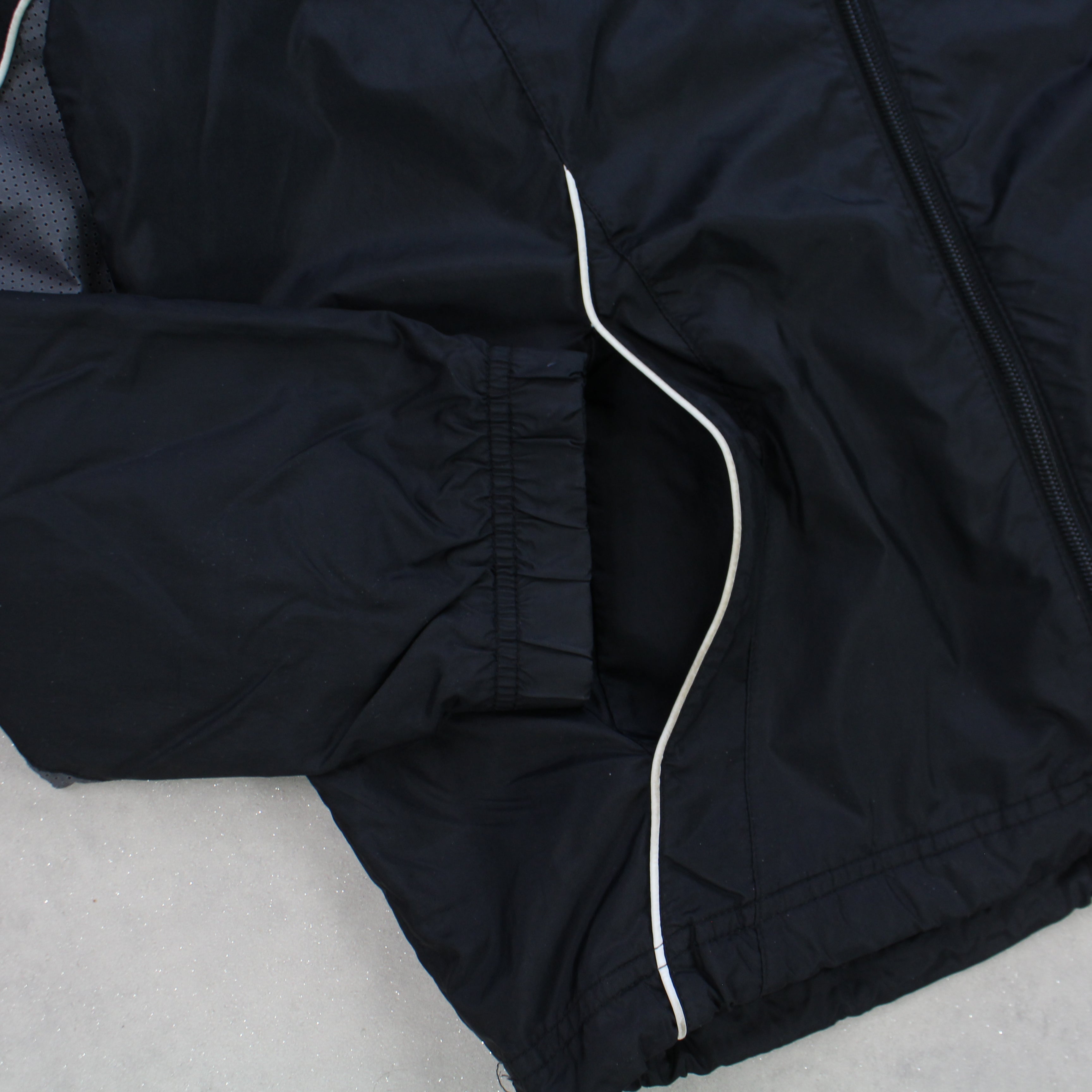 RARE 00s Track Jacket Black-Maverick