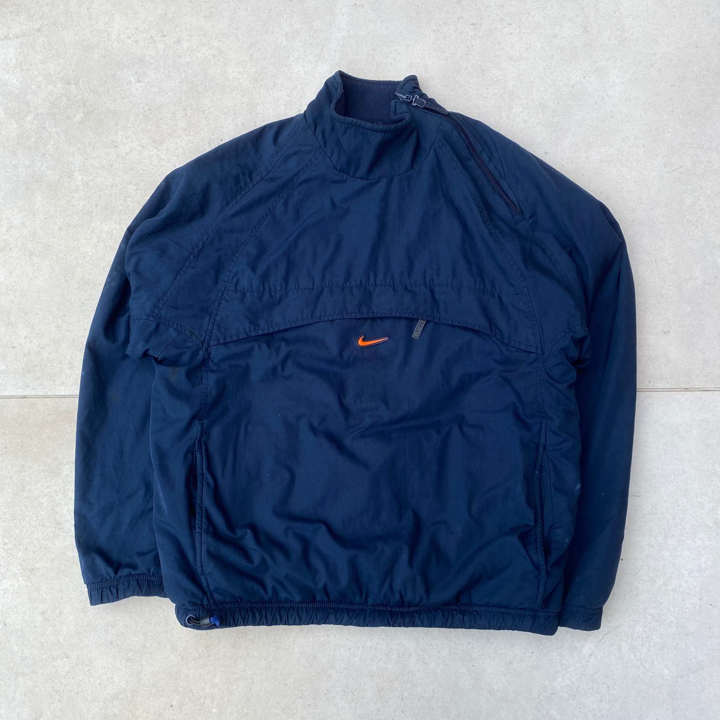 2000'sReversible Fleece Coat Jacket Blue-Maverick