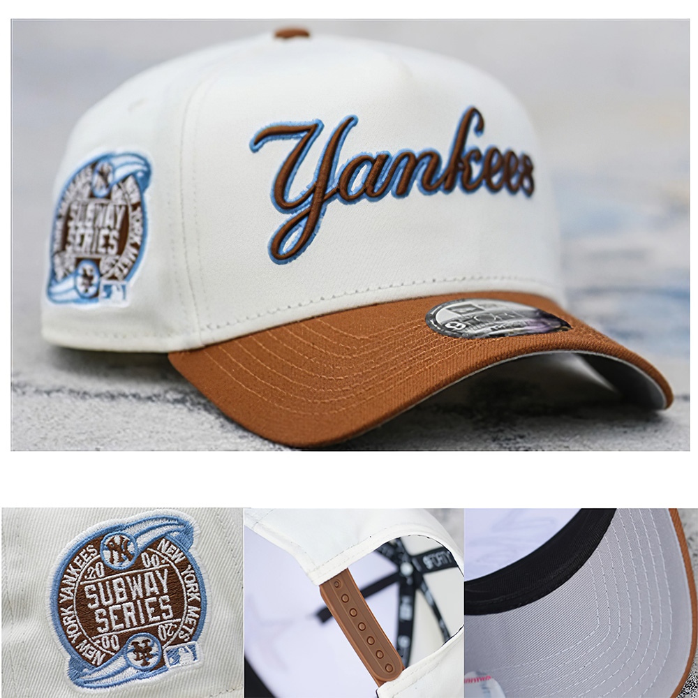 NEW ERA 9FORTY A-FRAME MLB NEW YORK YANKEES SUBWAY SERIES 2000 TWO TONE / GREY UV CAP-Maverick