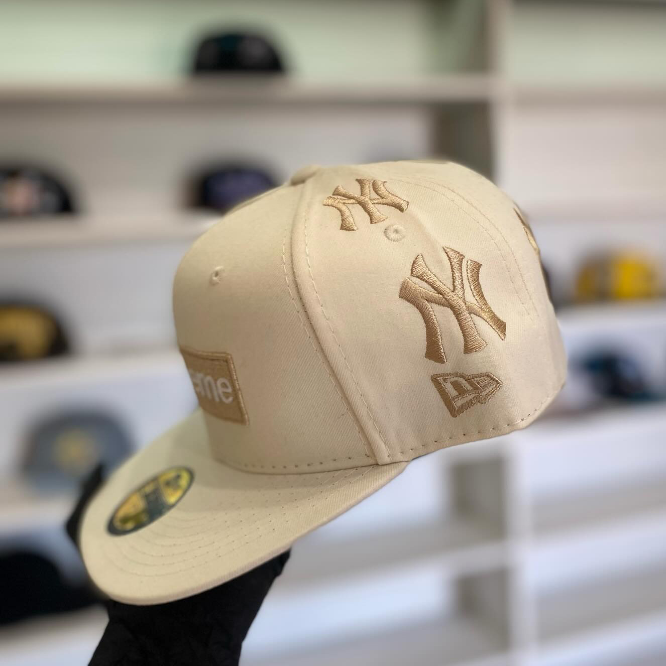 NEW ERA NEW YORK YANKEES BOX LOGO EMBROIDERED CASUAL BASEBALL CAP-Maverick