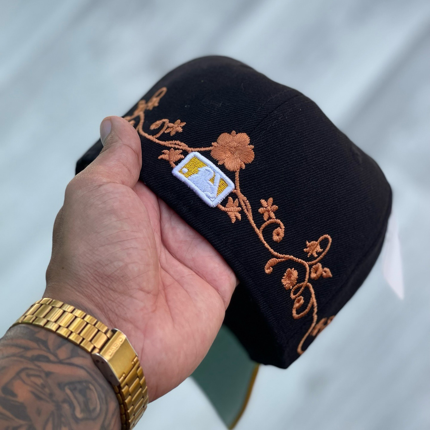 NEW ERA NEW YORK YANKEES FLORAL VINE EMBROIDERED CASUAL BASEBALL CAP-Maverick