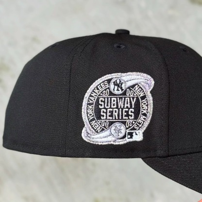 NEW ERA NEW YORK YANKEES SUBWAY SERIES 2000 EMBROIDERED CASUAL BASEBALL CAP-Maverick