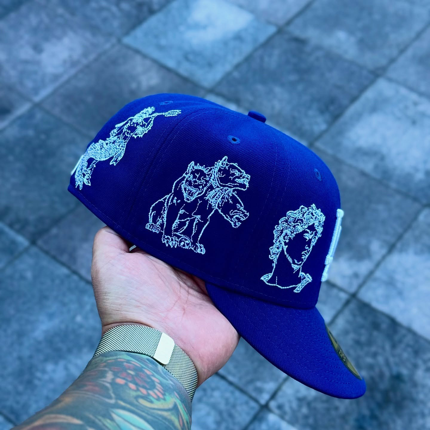 NEW ERA LOS ANGELES DODGERS EMBROIDERED CASUAL BASEBALL CAP-Maverick
