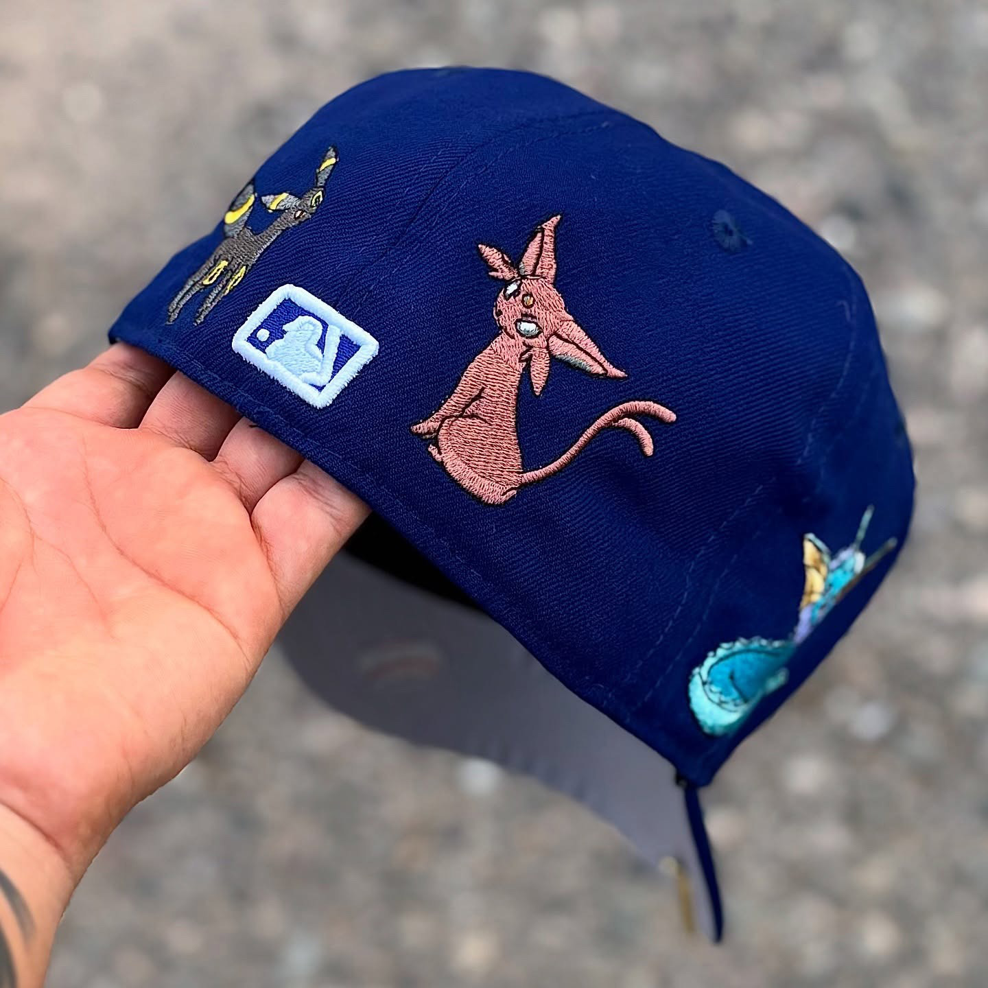 NEW ERA LA DODGERS X POKÉMON BLUE EMBROIDERED CASUAL BASEBALL CAP-Maverick