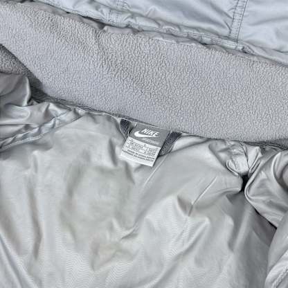 Vintage Y2K Down Pufferjacke Grau-Maverick