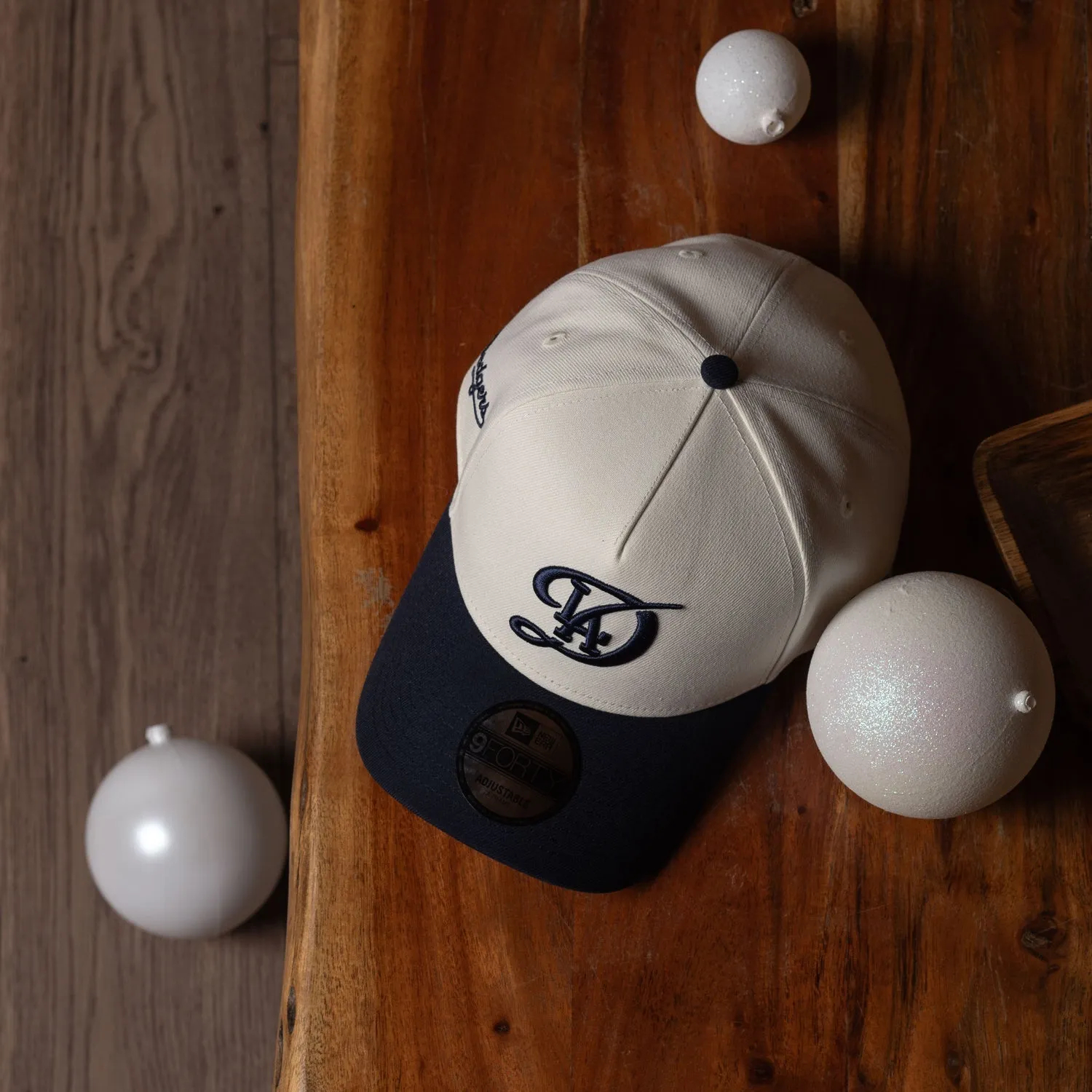 NEW ERA 9FORTY A-FRAME MLB LOS ANGELES DODGERS SCRIPT TWO TONE / GREY UV SNAPBACK CAP-Maverick