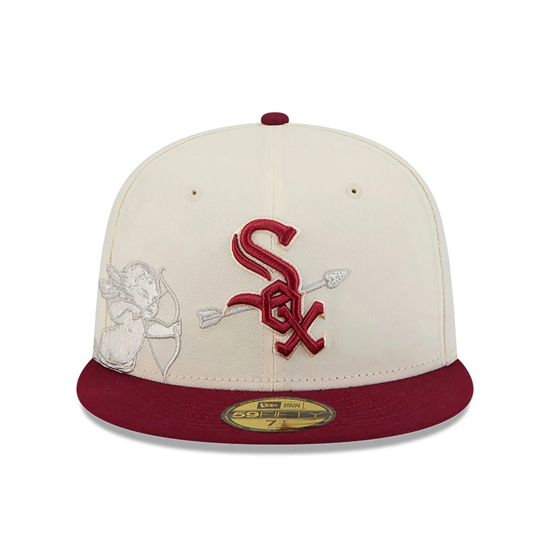 NEW ERA CHICAGO WHITE SOX CHERUB CHROME WHITE EMBROIDERED CASUAL BASEBALL CAP-Maverick
